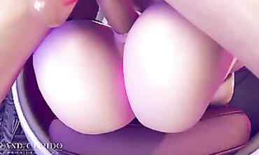 2B Nier Automata Close-Up Hentai Fuckfest