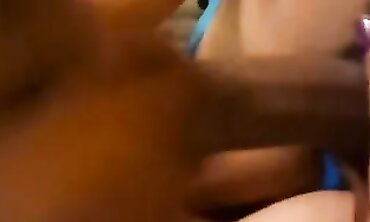 Black Amateur Delivers a Professional Deep Throat Blowjob