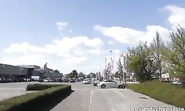 Dutch Redhead Threesome with Blowjob and Cumshot