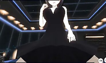 POV Anime: Rough Cowgirl Creampie After First Date