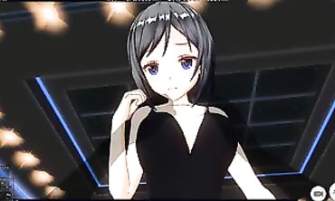 POV Anime: Rough Cowgirl Creampie After First Date