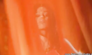 Indian Brunette Dancer Teases with Graceful Solo Performance