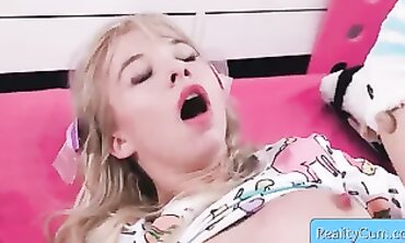 Kenzie Reeves: Busty Blonde Teen Takes a Thick Cock