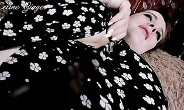 Celine Ginger Teases Her Natural Curves in Solo Erotic Dance