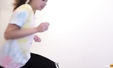 POV Deep Throat With A Tiny Babe