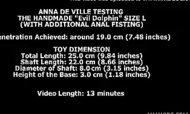 Anna De Ville Fisted with a Massive Handmade Sex Toy