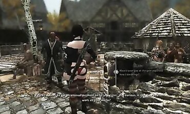 Skyrim Street Silly: POV Public Creampie