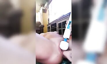 Tattooed MILF Squirts Solo With Vibrating Machine