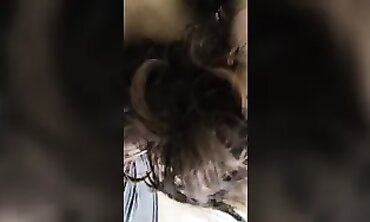 Ebony Milf Takes a Deep Throat Blowjob and Handjob