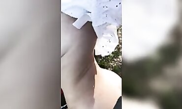 Outdoor Blowjob and Hardcore Fuck with Small Tits