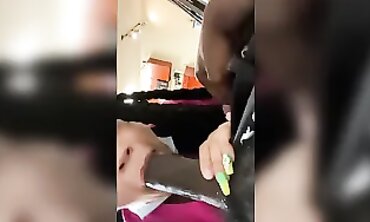 POV Babe Sucks BBC Cock And Balls