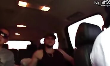 She Blows in the Car Before Getting Serious at Home