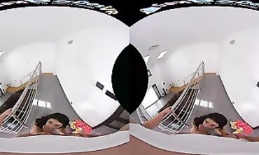 Puny Jizm Pixie: Brunette POV Blowjob & Doggystyle
