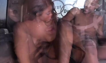 Beautiful Ebony Nymph With Hefty Mounds Jenna Brooks Deepthroats And Ravages In Limousine