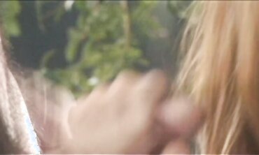 3Some, Smallish Hooters, Outdoors, Facial Cumshot Jizz Flow