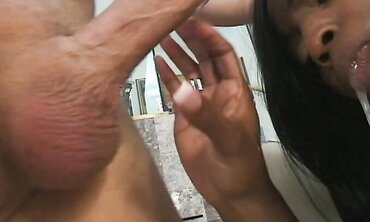 Jada Is A Tastey Dark-Hued Hottie Who Enjoys Chisel In Her Backside And Jism On Her Face
