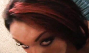 Sunburn Biotch Alyssa Dior Slurps Dark-Hued Hard-On And Gets Penetrated By Licorice.