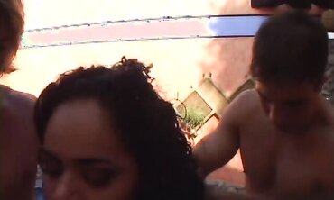 Erica Viera Takes On A Gaggle Of Boys In This Group Screw Vignette