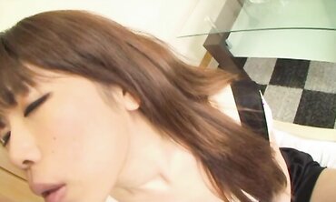 Pretty Chinese Arisa let the fellow do whatever he satiates with him two