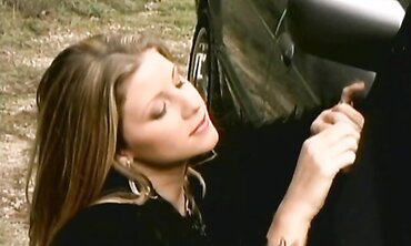Monica Hottie Blows Her Fellow Outside On The Camper