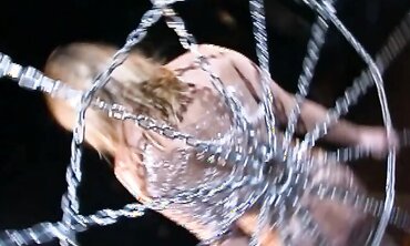 Ash-Blonde Female Jasmine In A 3 Way Ravage Sequence