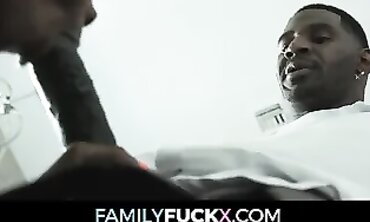 Hazel Grace Spreads Her Legs For Her African Stepdaddy