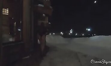 BBW MILF Deepthroats Two Dicks In Hotel Hallway POV