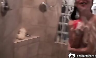 POV Hardcore Shower Sex With Amateur Supersluts