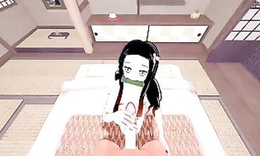 POV: Nailing Nezuko Kamado in Missionary Style