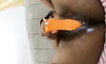 Latina Solo Masturbation With Anal Toy And Squirting Orgasm