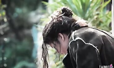 Street Slut Ryan Keely Sucks a Used Condom in Public Trash