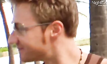 Miami Beach Teens: Small Tits Blowjob & Cum Swallowing