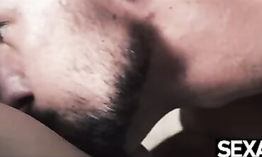 Platinum Blonde Cowgirl Takes a Thick Cock to a Sticky Orgasm