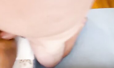 Asian MILF Anal Penetration on Her Back