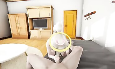 Overwatch POV: Pink Gets Fingered Then Deepthroats