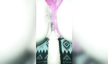 POV Striptease and Self-Toying Session