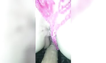 POV Striptease and Self-Toying Session