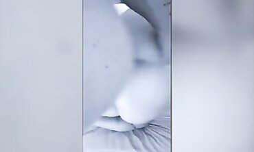 French Brunette Devours His Shaft and Balls Before Hard Fucking
