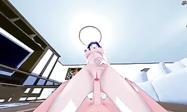 Misato Katsuragi POV: Wood Railing Ride