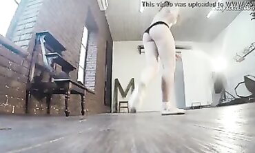 Rita Pervorazova Spreads Her Legs For A Dark-Haired Gym Hottie