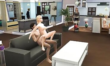 College Hostel Orgy Party: Swinger FFM & FMM Threesomes