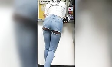 Black Girl in Holey Leggings