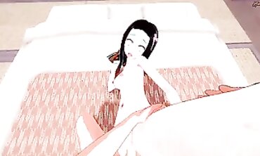 POV Creampie with Petite Nezuko Kamado
