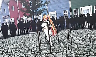 MMD Beauty Nun Offers Rough Suggestive Service to Orc