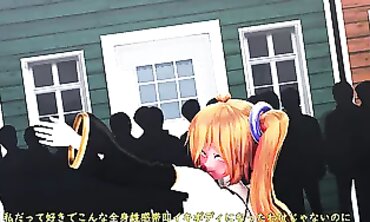 MMD Beauty Nun Offers Rough Suggestive Service to Orc