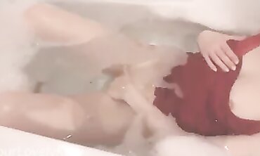 College Student Secretly Masturbates with Dildo in Bathroom