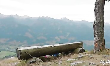 Redhead Beauty Caught Having Outdoor Sex