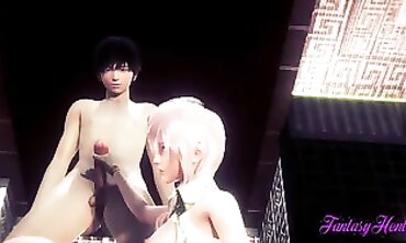 Claire Farron 3D Hentai: Forearm Job, Oral & Deep Penetration