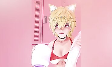 OnlyNyans Futanari Hentai with Big Tits and Ass