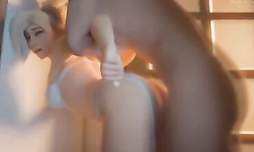 Grace SFM: Petite Blowjob & Cowgirl Compilation